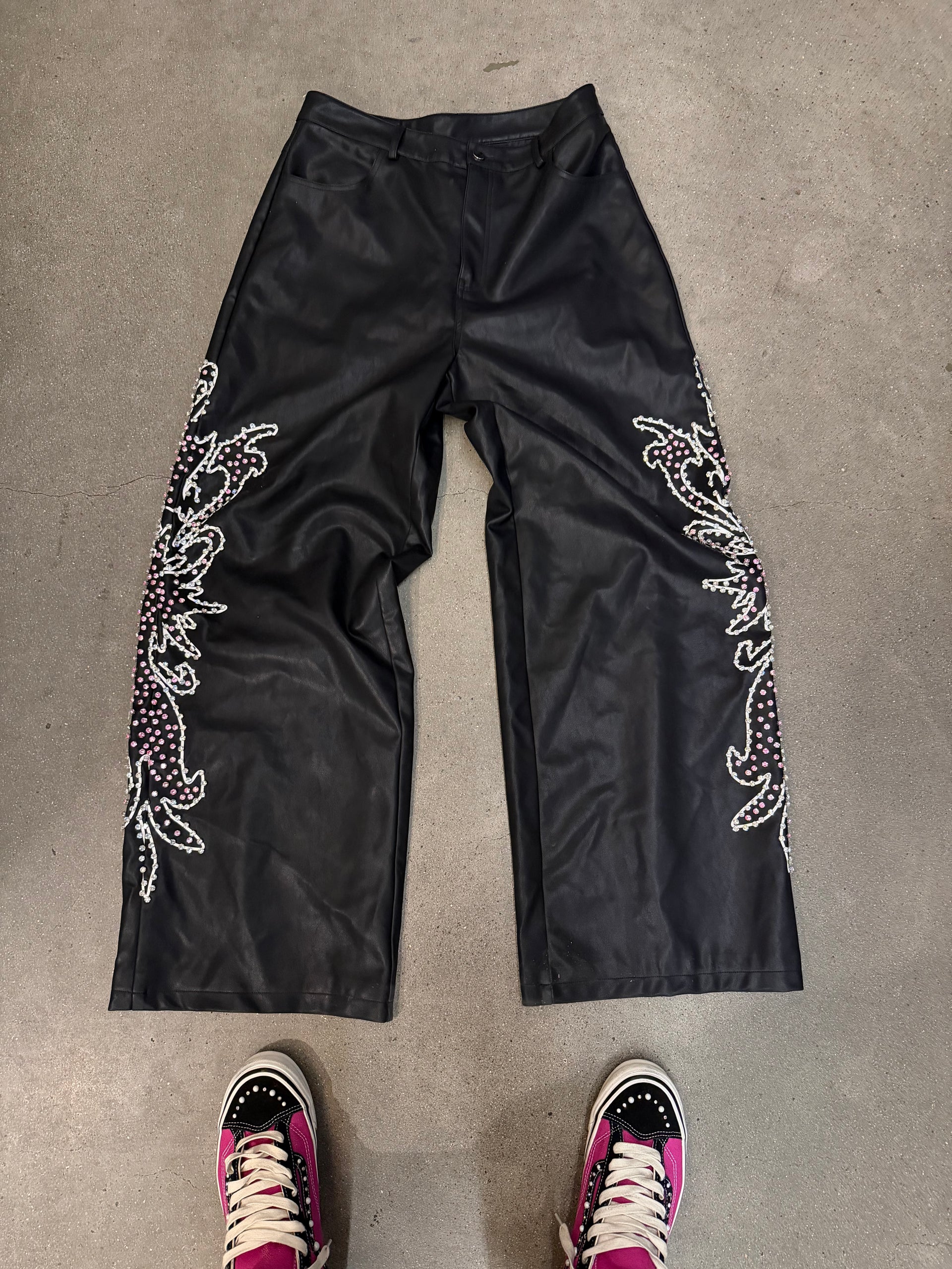 Flour Leather pants
