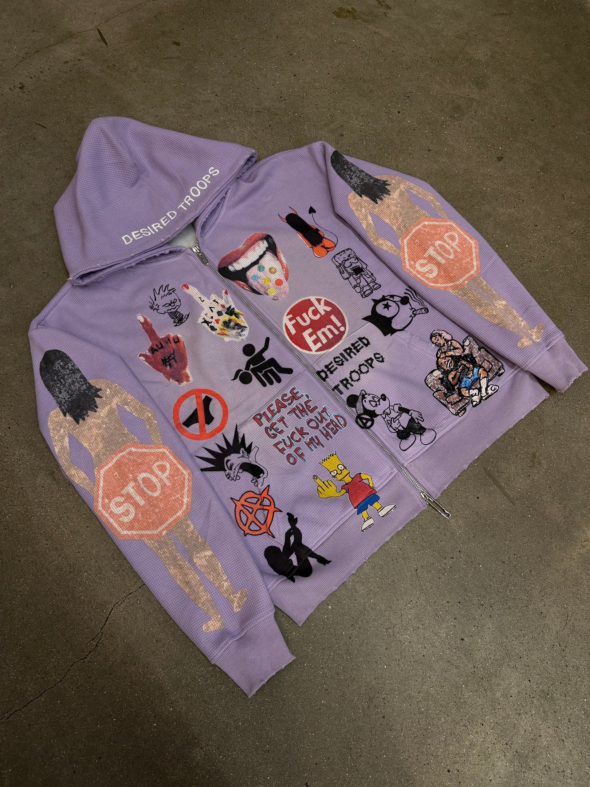 Chaotic Thermal Jacket (Purple)